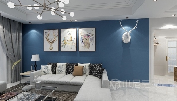 120㎡/三室兩廳兩衛(wèi)/現(xiàn)代