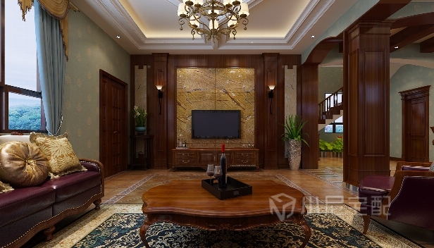 350㎡/別墅/美式