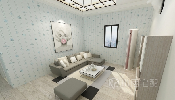 85.64㎡/兩室兩廳一衛(wèi)/簡(jiǎn)約