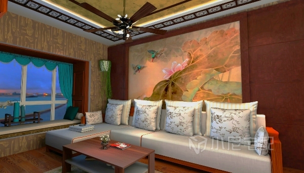 137.68㎡/三室兩廳一衛(wèi)/中式