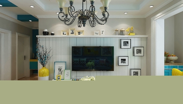 86.7㎡/三室兩廳兩衛(wèi)/地中海