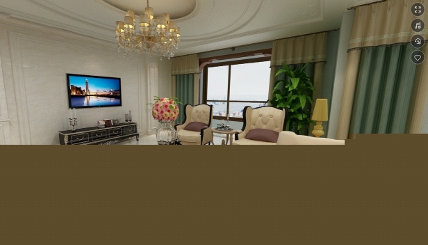 157㎡/三室兩廳兩衛(wèi)/歐式