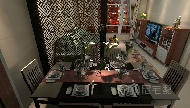 98.1㎡/兩室兩廳一衛(wèi)/新古典