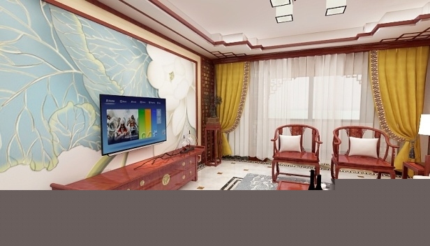 140㎡/三室兩廳一衛(wèi)/中式