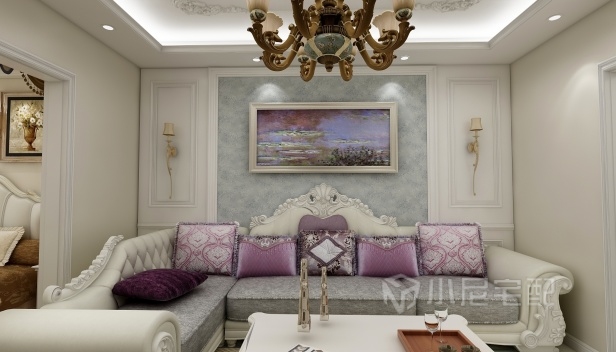 60㎡/一室一廳一衛(wèi)/歐式