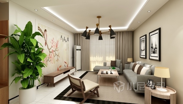 110㎡/三室兩廳一衛(wèi)/現(xiàn)代