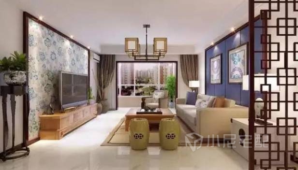 120㎡/三室兩廳兩衛(wèi)/現(xiàn)代