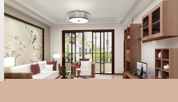 88㎡/兩室一廳一衛(wèi)/中式