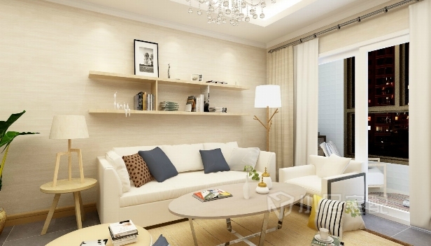 85㎡/兩室一廳一衛(wèi)/簡約