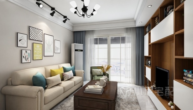 84㎡/兩室兩廳一衛(wèi)/混搭