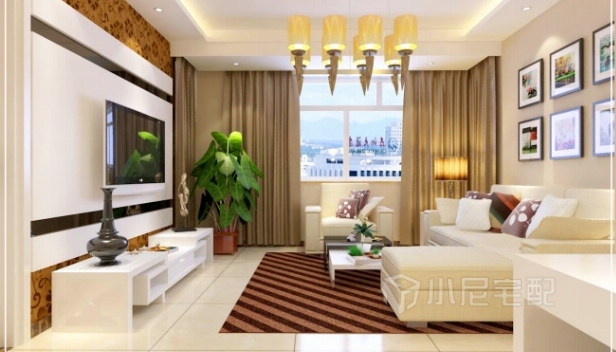 120㎡/三室兩廳兩衛(wèi)/現(xiàn)代