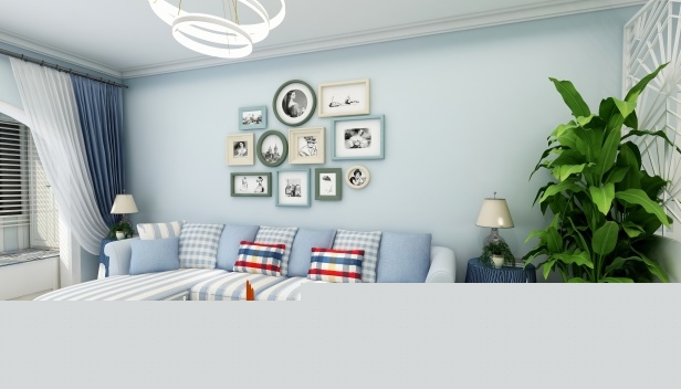 120㎡/三室兩廳一衛(wèi)/地中海