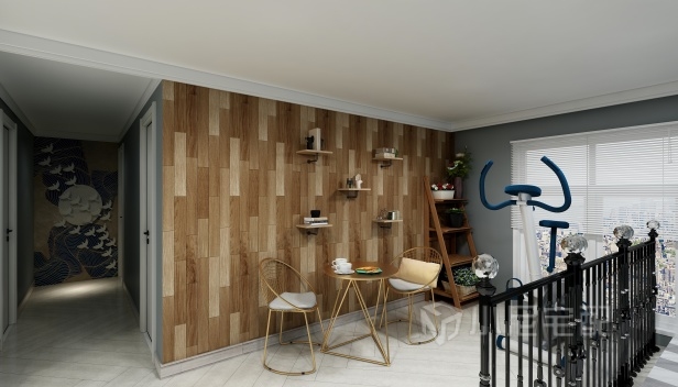 60㎡/一室一廳一衛(wèi)/混搭