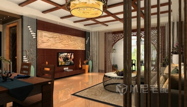 110㎡/兩室一廳一衛(wèi)/中式