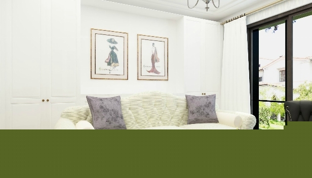 100㎡/兩室一廳一衛(wèi)/歐式