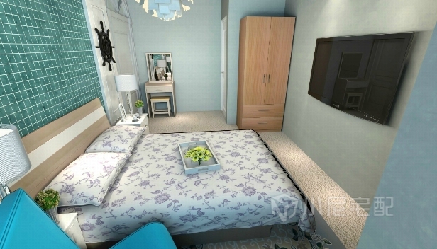 90.78㎡/三室一廳兩衛(wèi)/混搭