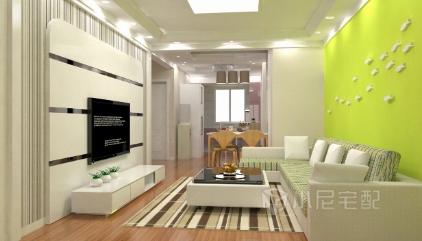 96㎡/兩室兩廳一衛(wèi)/現(xiàn)代