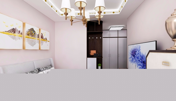 86.369㎡/兩室一廳兩衛(wèi)/地中海