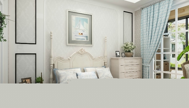 90㎡/三室一廳一衛(wèi)/歐式