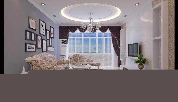 91.36㎡/三室兩廳兩衛(wèi)/歐式